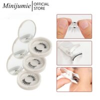 Cặp Lông Mi Giả 4 Nam Châm 3D Trang Điểm Mắt Chất Lượng Cao