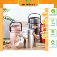 Cặp lồng Xianbao Inox 304, Cặp lồng giữ nhiệt dung tích 1,6L Chính Hãng, Cao Cấp_M189