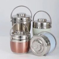 cặp lồng/Cà mèn táo inox giữ nhiệt 1,5 lít (1500ml) đem cơm giữ nóng lâu