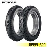 Cặp lốp Dunlop cho xe Rebel 300, Rebel 500 (Lốp trước D404F 130/90-16 và lốp sau 150/80-16)