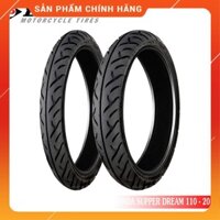 Cặp lốp ( Vỏ ) xe HONDA SUPPER DREAM 110 2016 DUNLOP TRƯỚC 70/90-17 TT902 và SAU 80/90-17 TT902 _ Lốp Trung Thành