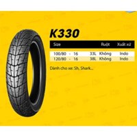 cặp Lốp vỏ xe máy SH 150 CBS hãng Dunlop size 100.80-16 và 120.80-16 K330 - VJC SÀI GÒN