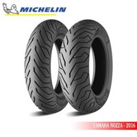 Cặp lốp ( Vỏ ) xe YAMAHA NOZZA 2016 MICHELIN TRƯỚC 90/90-12 CITY GRIP và SAU 90/90-12 CITY GRIP _ Lốp Trung Thành