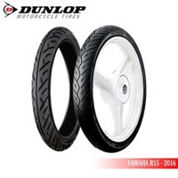 Cặp lốp ( Vỏ ) xe YAMAHA R15 2016 DUNLOP TRƯỚC 90/80-17 TT902 và SAU 130/70-17 D102 _ Lốp Trung Thành