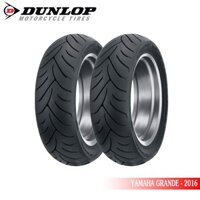 Cặp lốp ( Vỏ ) xe YAMAHA GRANDE 2016 DUNLOP TRƯỚC 110/70-12 SCOOTSMART và SAU 110/70-12 SCOOTSMART _ Lốp Trung Thành