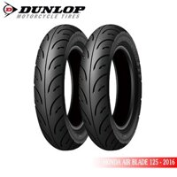 Cặp lốp xe HONDA AIR BLADE 125 DUNLOP TRƯỚC 80/90-14 D307 và SAU 90/90-14 D307