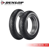 Cặp lốp xe HONDA XR 150L DUNLOP TRƯỚC 100/90-19 D404 và SAU 120/90-17 D404