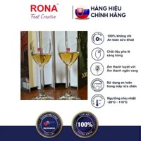 cặp ly rượu mạnh pha lê  045 ml vát Tiệp Khắc