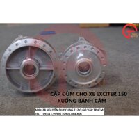 CẶP MÁ ĐÙM CHO XE YAMAHA EXCITER 150 XUỐNG BÁNH CĂM
