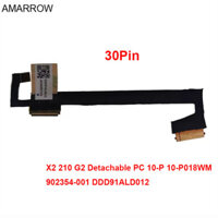 Cáp màn hình LCD / LVD cho máy tính xách tay HP X2 210 G2 PC có thể tháo rời 10-P 10-P018WM 902354-001 Ddd91ald012 30Pin