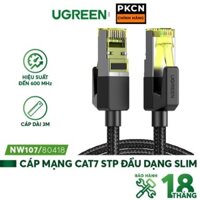 Cáp mạng 2 đầu đúc bọc hợp kim Cat 7 UTP UGREEN NW107 NW149 PKCNH