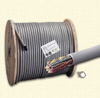 Cáp mạng AMP, Cat 5 UTP 25-pair Cable, CMR, Solid, 1000ft/reel (219589-1)