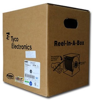 Cáp mạng AMP, U/UTP Cat 6 Cable, 4-Pairs, 23AWG, CM