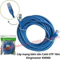 Cáp mạng bấm sẵn Cat6 UTP 10m Kingmaster KM060
