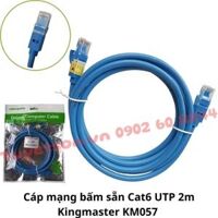 Cáp mạng bấm sẵn Cat6 UTP 2m Kingmaster KM057