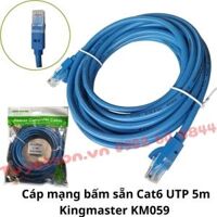 Cáp mạng bấm sẵn Cat6 UTP 5m Kingmaster KM059