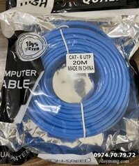 Cáp mạng bấm sẵn cat6  UTP 20m