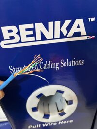 Cáp Mạng BENKA ( 313 4223C6 ) Benka U/UTP CAT.6 Cable 4×2×23 AWG, 305m/box