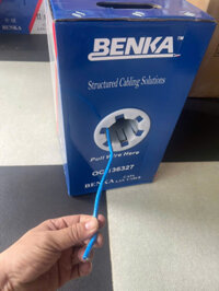 Cáp Mạng BENKA ( 313 4224C6 ) Benka U/UTP CAT.6 Cable 4×2×24 AWG, 305m/box