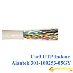 Cáp mạng Cat3 UTP Indoor Alantek 301-100253-05GY