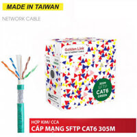 Cáp mạng Cat6 SFTP Golden Link TW1104-1 (mẫu thùng mới)