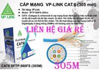 Cáp mạng Cat6E SFTP VSP-060FS (305m)