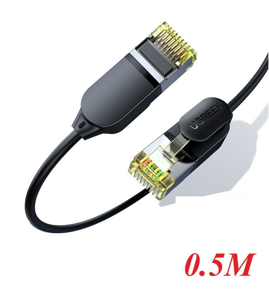 Cáp mạng Cat7 Ultra Slim dài 0,5M băng thông 10Gbps 600MHZ Ugreen 80414