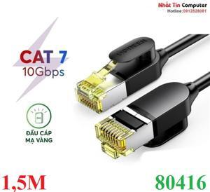 Cáp mạng Cat7 Ultra Slim dài 1,5M băng thông 10Gbps 600MHZ Ugreen 80416