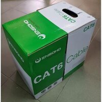 CÁP MẠNG CHỐNG NHIỄU ENSOHO FTP CAT 6E 305M ( MÃ EN-F6CA24, CÁP XOẮN)