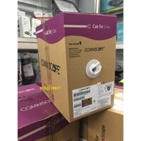 Cáp mạng commscope Cat5e 305m/thùng 6-219590-2 cap mang cat5e UTP 24AWG AMP,AMP Category 5e UTP Cable (200MHz), 4-Pair