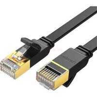Cáp mạng dạng dẹt đen đúc sẵn Ugreen Cat7 STP Lan Cable Flat Design NW106