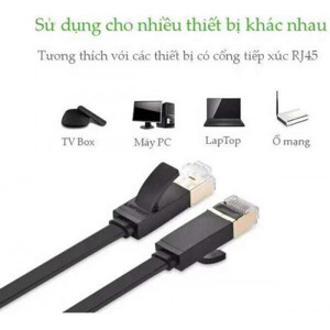 Cáp mạng dẹt CAT7 Ugreen 11264 8m