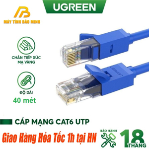 Cáp mạng đúc sẵn CAT6 dài 40m Ugreen 11225