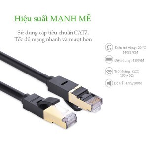 Cáp mạng đúc sẵn CAT7 dẹt Ugreen 11274 15m