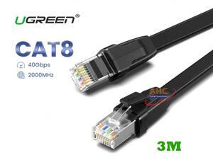 Cáp mạng đúc sẵn dẹt Cat8 dài 3m Ugreen 10982