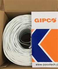 Cáp mạng Gipco cat5e UTP trắng