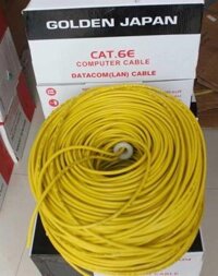 Cáp mạng GOLDEN JAPAN 4 PAIR SFTP CAT6 (Màu vàng)