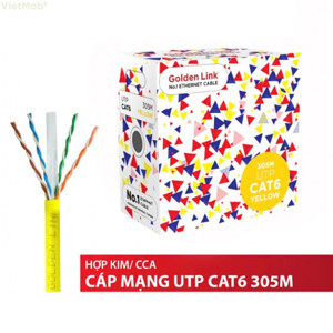 Cáp mạng Golden Link PLATINUM CAT.6 UTP 305m