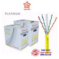 CÁP MẠNG GOLDEN LINK PLATINUM UTP CAT 6 DÀI 100 MÉT – MÀU VÀNG TW1103-100 (MADE IN TAIWAN)(GL01020)