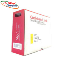 Cáp mạng Golden Link PLATINUM CAT6 UTP (100 mét và 305 mét) Màu Vàng - Chính hãng