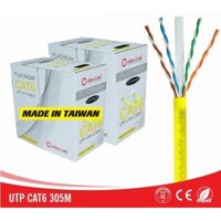CÁP MẠNG GOLDEN LINK PLATINUM UTP CAT 6 - VÀNG MADE IN TAIWAN