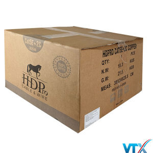 Cáp mạng HDPRO CAT5e FTP + 2C Copper