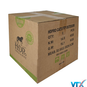 Cáp mạng HDPRO CAT5e FTP Copper Outdoor