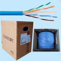 Cáp mạng Lan Commscope CS24 UTP CAT6E 305m Xanh 1427254-6 hàng Chính hãng, Nhôm mạ đồng