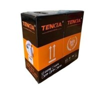 Cáp Mạng LAN TENCIA 1002D UTP /1002E STP CAT5 100m Xám (Chống nhiễu, Nhôm mạ đồng)