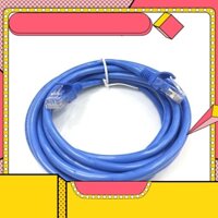 Cáp mạng LAN UTP Cat 5E dài 1.5M 3M 5M 10M 15M 20M 25M 30M 40M 50M tùy chọn (dây xanh, bấm sẵn 2 đầu)