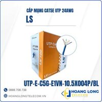 Cáp mạng LS CAT5E UTP chính hãng (TP-E-C5G-E1VN-10.5X004P/BL)