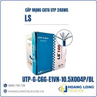Cáp mạng LS CAT6 UTP chính hãng (UTP-G-C6G-E1VN-10.5X004P/BL)