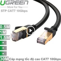 Cáp mạng STP CAT7 10Gbps UGREEN dài từ 0.5m đến 30m