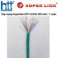 Cáp mạng Superlink UTP CAT6E 305 mét / 1 cuộn